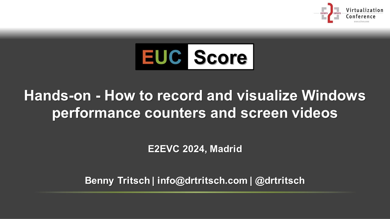 Tritsch - Hands-on Perf Counters and Screen Videos - E2EVC 2024 Madrid